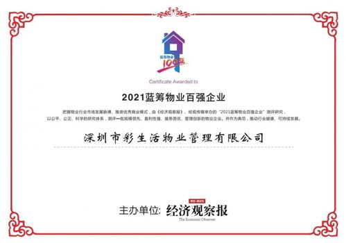 彩生活服務集團旗下三大品牌全面開花，狂攬眾多獎項，商標代理服務助力品牌價值提升